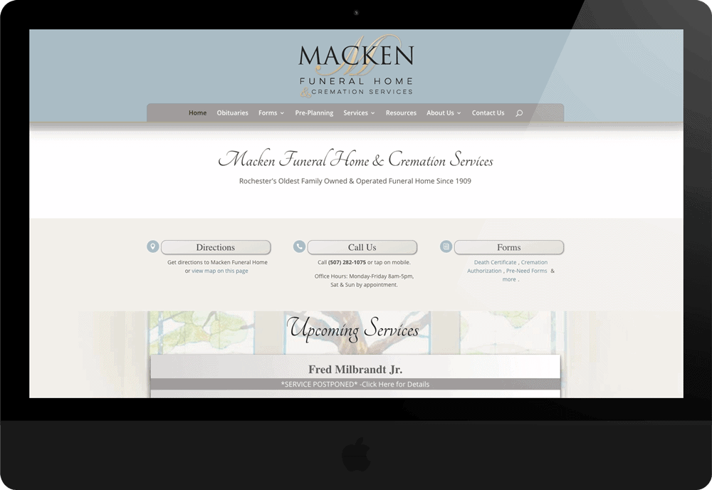 Macken Funeral Home Screenshot