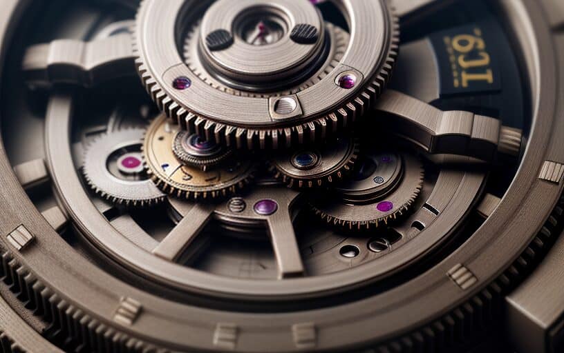 A watch's gears symbolizing a working system