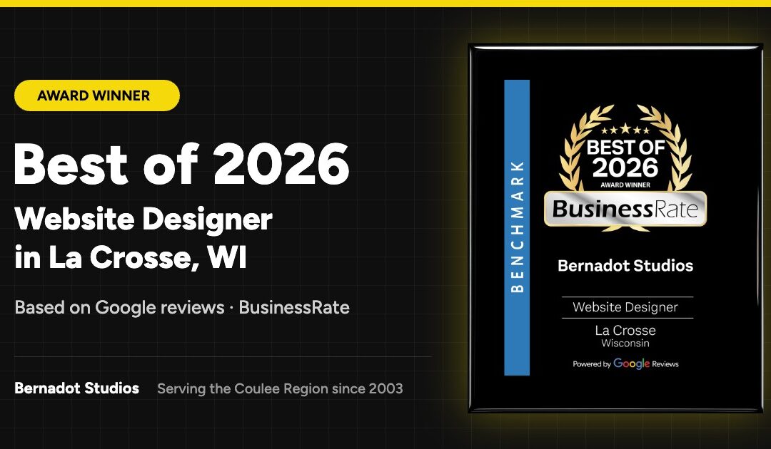 Bernadot Studios Named Best Website Designer in La Crosse for 2026